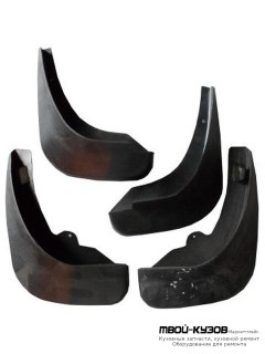 БРЫЗГОВИК ПЕРЕДНИЙ КРЫЛА ЛЕВАЯ + ПРАВАЯ (КОМПЛЕКТ) + ЗАДНИЙ (4 ШТ) (КИТАЙ) для Ford FOCUS (2005-)