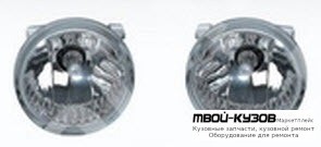 ФАРА ПРОТИВОТУМАННАЯ ЛЕВАЯ + ПРАВАЯ (КОМПЛЕКТ) С ПРОВОДК , КНОПКОЙ для Toyota ECHO (2000-), Toyota PRIUS (08.2003-)