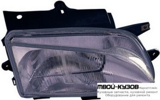 ФАРА ПРАВАЯ СТОРОНА ПОД КОРРЕКТОР (DEPO) для Peugeot PARTNER / CITROEN BERLINGO (10.1996-)