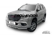 AFZDAHavH901 - ЗАЩИТА ПЕРЕДНЕГО БАМПЕРА d57 (Arbori) Haval H9 (2014-2019)
