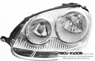 ФАРА ЛЕВАЯ СТОРОНА С КОРРЕКТОР (DEPO) для Volkswagen JETTA (2005-2010)