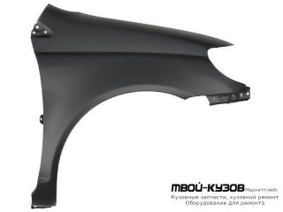 КРЫЛО ПЕРЕДНИЙ ПРАВАЯ СТОРОНА БЕЗ ОТВ ПОД МОЛДИНГ (ТАЙВАНЬ) для Toyota ECHO (2000-)