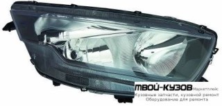 ФАРА ПРАВАЯ СТОРОНА С КОРРЕКТОР ВНУТРИ ЧЁРНЫЙ (DEPO) для Iveco DAILY (2012-)