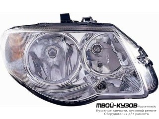 ФАРА ПРАВАЯ СТОРОНА С КОРРЕКТОР ЕВРОПА (DEPO) для Plymouth VOYAGER / DODGE CARAVAN - GRAND CARAVAN / CHRYSLER TOWN&COUNTRY (2005-)