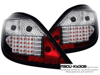 ФОНАРЬ ЗАДНИЙ ВНЕШНИЙ ЛЕВАЯ + ПРАВАЯ (КОМПЛЕКТ) ТЮНИНГ ХРУСТАЛ С ДИОД (SONAR) ВНУТРИ ЧЁРНЫЙ для Opel ASTRA H (06.2004-)