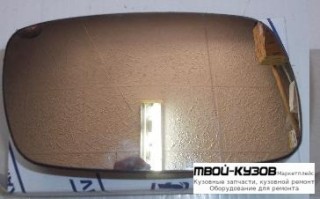 СТЕКЛО ЗЕРКАЛА ПРАВАЯ СТОРОНА С ПОДОГРЕВОМ (CONVEX) (ТАЙВАНЬ) для Opel ASTRA (10.1991 - 02.1998)