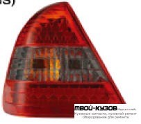 ФОНАРЬ ЗАДНИЙ ВНЕШНИЙ ЛЕВАЯ + ПРАВАЯ (КОМПЛЕКТ) ТЮНИНГ (СЕДАН) С ДИОД (EAGLE EYES) КРАСНЫЙ-ТОНИР для Mercedes W202 (06.1993 - 06.2000)