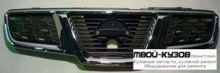 РЕШЕТКА РАДИАТОРА ТЮНИНГ С ХРОМ МОЛДИНГ (КИТАЙ) для Nissan QASHQAI (2007-)