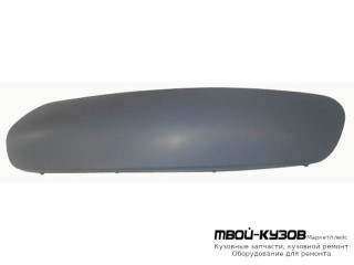 МОЛДИНГ БАМПЕРА ПЕРЕДНИЙ ПРАВАЯ СТОРОНА ГРУНТ (ТАЙВАНЬ) для Citroen C3 (05.2002 - 10.2005) (11.2005-)