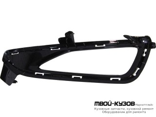 РЕШЕТКА БАМПЕРА ПЕРЕДНИЙ ПРАВАЯ СТОРОНА С ОТВЕРСТИЯМИ ПОД ПРОТИВОТУМАННЫЕ ФАРЫ (КИТАЙ) для Hyundai TUCSON (2015-)