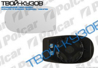 PUNTO II 99-05 ВСТАВКА ЗЕРКАЛА ВЫПУКЛОЕ+ОБОГРЕВ ХРОМ L