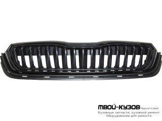 РЕШЕТКА РАДИАТОРА С ЧЁРНЫЙ МОЛДИНГ (КИТАЙ) для Skoda RAPID (2020-)