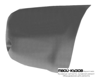 БАМПЕР ЗАДНИЙ ПРАВАЯ СТОРОНА МОДЕЛИ БЕЗ МОЛДИНГ НА КРЫЛО ЧЁРНЫЙ (ТАЙВАНЬ) для Toyota RAV4 (2000-2003) (2004-2005)