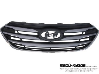 РЕШЕТКА РАДИАТОРА С ХРОМ МОЛДИНГ (КИТАЙ) для Hyundai SANTA FE (2012-)