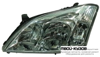 ФАРА ЛЕВАЯ СТОРОНА С КОРРЕКТОР (ХЭТЧБЭК) (DEPO) для Toyota COROLLA DE120 / ZE120 (2002-) ХЭТЧБЭК