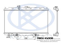 РАДИАТОР ОХЛАЖДЕНИЯ AT (KOYO) для Nissan ALMERA N16 (06.2000-), Nissan ALMERA N16E (2002-), Nissan PRIMERA P12 (2002-)