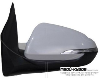 ЗЕРКАЛО ЛЕВАЯ СТОРОНА ЭЛЕКТР , С ПОДОГРЕВОМ , УКАЗАТЕЛЬ ПОВОРОТА , АВТОСКЛАДЫВ (КИТАЙ) для Hyundai SOLARIS (2017-)