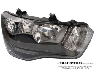 ФАРА ПРАВАЯ СТОРОНА С КОРРЕКТОР (DEPO) для Audi A1 (2010-)