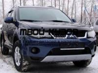 NLD.SMIOUT0712 - ДЕФЛЕКТОР КАПОТА (SIM) Mitsubishi Outlander XL (2006-2009)