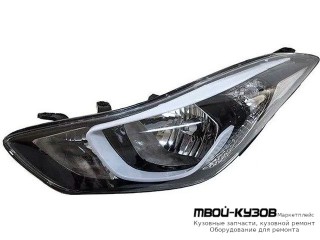 ФАРА ЛЕВАЯ СТОРОНА ПОД КОРРЕКТОР (DEPO) для Hyundai ELANTRA / AVANTE (2010-)