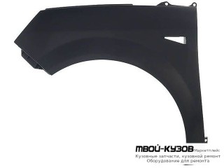 КРЫЛО ПЕРЕДНИЙ ЛЕВАЯ СТОРОНА ПЛАСТИК ГРУНТ (ТАЙВАНЬ) для Renault SCENIC (06.2003 - 2012)