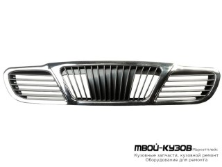 РЕШЕТКА РАДИАТОРА ХРОМ (ТАЙВАНЬ) для Daewoo LANOS (1998-) CHEVROLET LANOS (2002-)