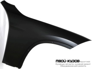 КРЫЛО ПЕРЕДНИЙ ПРАВАЯ СТОРОНА БЕЗ ОТВ ПОД ПОВТОРИТЕЛЬ (ТАЙВАНЬ) для BMW E84 X1 (2009-)