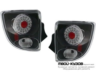 ФОНАРЬ ЗАДНИЙ ВНЕШНИЙ ЛЕВАЯ + ПРАВАЯ (КОМПЛЕКТ) ТЮНИНГ С ДИОД (EAGLE EYES) ВНУТРИ ПРОЗРАЧНЫЙ С ЧЁРНЫЙ для Toyota CELICA (2000-)