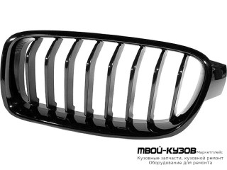 РЕШЕТКА РАДИАТОРА ЛЕВАЯ СТОРОНА ТЮНИНГ ЧЁРНЫЙ (ТАЙВАНЬ) для BMW F30 3 series (2012-)