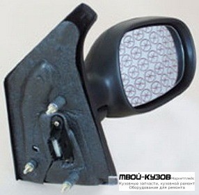 ЗЕРКАЛО ПРАВАЯ СТОРОНА ЭЛЕКТР С ПОДОГРЕВОМ С ТЕМПЕР ДАТЧИК (CONVEX) ГРУНТ (ТАЙВАНЬ) для Renault SCENIC (08.1999 - 2003)