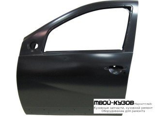 ДВЕРЬ ПЕРЕДНИЙ ЛЕВАЯ СТОРОНА С ОТВ ПОД МОЛДИНГ (КИТАЙ) для Renault SANDERO (2008-)