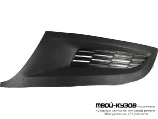 РЕШЕТКА БАМПЕРА ПЕРЕДНИЙ ЛЕВАЯ СТОРОНА БЕЗ ОТВЕРСТИЙ ПОД ПРОТИВОТУМАННЫЕ ФАРЫ (ХЭТЧБЭК) (КИТАЙ) для Volkswagen POLO (09.2010 - 2020)