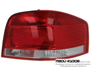 ФОНАРЬ ЗАДНИЙ ВНЕШНИЙ ПРАВАЯ СТОРОНА (3 дв) (DEPO) для Audi A3 (09.2003 - 09.2005-)
