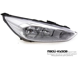 ФАРА ПРАВАЯ СТОРОНА С КОРРЕКТОР ВНУТРИ ХРОМ (DEPO) для Ford FOCUS (2014-)