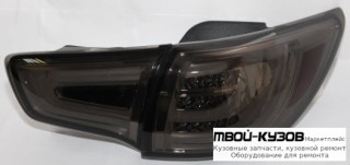 ФОНАРЬ ЗАДНИЙ ВНЕШНИЙ+ВНУТР ЛЕВАЯ + ПРАВАЯ (КОМПЛЕКТ) ТЮНИНГ ПОЛНОСТЬЮ С ДИОД (EAGLE EYES) ТОНИР ВНУТРИ ХРОМ для KIA SPORTAGE (2010-2016)