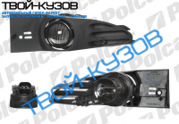 7 E65 09.01-12.04  ФАРА П/Т ЛЕВАЯ+РЕШЕТКА TYC