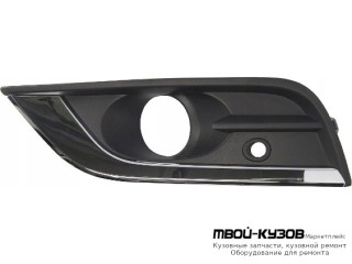 РЕШЕТКА БАМПЕРА ПЕРЕДНИЙ ЛЕВАЯ СТОРОНА С ХРОМ МОЛДИНГ (ТАЙВАНЬ) для Renault KOLEOS (2016-)