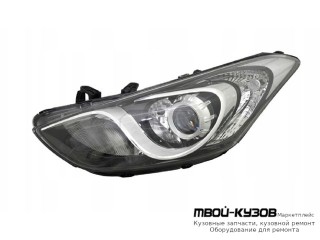 ФАРА ЛЕВАЯ СТОРОНА ЛИНЗОВАННАЯ +/- КОРРЕКТОР (КИТАЙ) для Hyundai I30 (2012-)