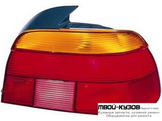 ФОНАРЬ ЗАДНИЙ ВНЕШНИЙ ПРАВАЯ СТОРОНА (DEPO) КРАСНЫЙ-ЖЕЛТ для BMW E39 (11.1995 - 2003)