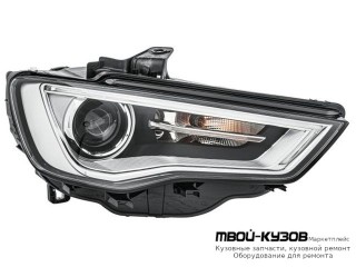 ФАРА ПРАВАЯ СТОРОНА С КОРРЕКТОР , ДИОД (КСЕНОН) (DEPO) для Audi A3 (2012-)