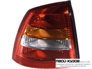 ФОНАРЬ ЗАДНИЙ ВНЕШНИЙ ЛЕВАЯ СТОРОНА (СЕДАН) КРАСНЫЙ БЕЛ (DEPO) для Opel ASTRA (03.1998 - 2003)