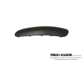 МОЛДИНГ БАМПЕРА ПЕРЕДНИЙ ПРАВАЯ СТОРОНА (ТАЙВАНЬ) ЧЁРНЫЙ (ИТАЛИЯ) для Citroen C3 (05.2002 - 10.2005) (11.2005-)