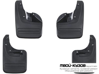 БРЫЗГОВИК ПЕРЕДНИЙ КРЫЛА ЛЕВАЯ + ПРАВАЯ (КОМПЛЕКТ) + ЗАДНИЙ (4 ШТ) (КИТАЙ) для Toyota HILUX (2011-2015)