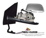 ЗЕРКАЛО ЛЕВАЯ СТОРОНА ЭЛЕКТР С ПОДОГРЕВОМ (ASPHERICAL) ГРУНТ (ТАЙВАНЬ) для Volkswagen POLO (08.2001 - 2009)