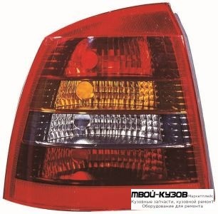 ФОНАРЬ ЗАДНИЙ ВНЕШНИЙ ЛЕВАЯ СТОРОНА (ХЭТЧБЭК) (DEPO) КРАСНЫЙ-ТОНИР для Opel ASTRA (03.1998 - 2003)