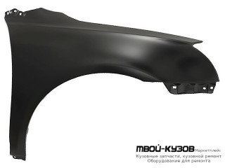 КРЫЛО ПЕРЕДНИЙ ПРАВАЯ СТОРОНА БЕЗ ОТВ ПОД ПОВТОРИТЕЛЬ (ТАЙВАНЬ) для Toyota AVENSIS (2003-2007)