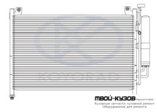 2 КОНДЕНСАТОР КОНДИЦИОНЕРА (KOYO) для Mazda 2 (2007-)