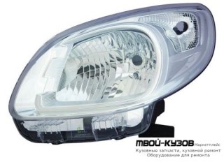 ФАРА ЛЕВАЯ СТОРОНА ПОД КОРРЕКТОР , ВНУТРИ ХРОМ (DEPO) для Renault KANGOO (2013-)