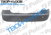 W168 A-КЛАСС 97-04 БАМПЕР ЗАДНИЙ