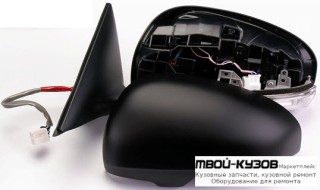 ЗЕРКАЛО ЛЕВАЯ СТОРОНА ЭЛЕКТР С ПОДОГРЕВОМ С УКАЗАТЕЛЬ ПОВОРОТА , АВТОСКЛАДЫВ (ASPHERICAL) ГРУНТ (ТАЙВАНЬ) для Toyota CAMRY V40 (01.2006-)